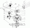 Toro 20624 - Lawnmower, 1987 (7000001-7999999) Spareparts BLADE & BRAKE CLUTCH ASSEMBLY