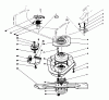 Toro 20624 - Lawnmower, 1988 (8000001-8999999) Spareparts BLADE & BRAKE CLUTCH ASSEMBLY