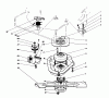 Toro 20624C - Lawnmower, 1988 (8000001-8999999) Spareparts BLADE & BRAKE CLUTCH ASSEMBLY