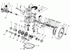 Toro 20624C - Lawnmower, 1988 (8000001-8999999) Spareparts GEAR CASE ASSEMBLY