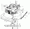 Toro 20626C - Lawnmower, 1987 (7000001-7999999) Spareparts ENGINE ASSEMBLY (MODEL VMG6)