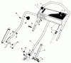 Toro 20626C - Lawnmower, 1987 (7000001-7999999) Spareparts HANDLE ASSEMBLY