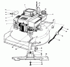 Toro 20627C - Lawnmower, 1987 (7000001-7999999) Spareparts ENGINE ASSEMBLY #1