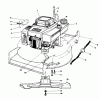 Toro 20627C - Lawnmower, 1988 (8000001-8999999) Spareparts ENGINE ASSEMBLY #1