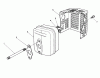 Toro 20627C - Lawnmower, 1988 (8000001-8999999) Spareparts MUFFLER ASSEMBLY