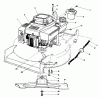 Toro 20628C - Lawnmower, 1987 (7000001-7999999) Spareparts ENGINE ASSEMBLY #1