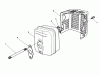 Toro 20628C - Lawnmower, 1988 (8000001-8999999) Spareparts MUFFLER ASSEMBLY