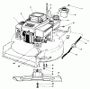 Toro 20629C - Lawnmower, 1987 (7000001-7999999) Spareparts ENGINE ASSEMBLY