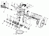 Toro 20631 - Lawnmower, 1988 (8000001-8999999) Spareparts GEAR CASE ASSEMBLY