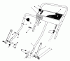 Toro 20632 - Lawnmower, 1989 (9000001-9999999) Spareparts HANDLE ASSEMBLY