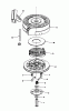 Toro 20632 - Lawnmower, 1989 (9000001-9999999) Spareparts REWIND STARTER NO. 590635