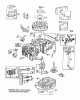 Toro 20666 - Lawnmower, 1990 (0000001-0999999) Spareparts ENGINE MODEL NO. 124702-3115-01 #1