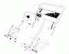 Toro 20667 - Lawnmower, 1990 (0000001-0999999) Spareparts HANDLE ASSEMBLY