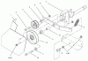 Toro 79370 - 36" Tiller, 300 Series Garden Tractors, 1996 (6900001-6999999) Spareparts MID HITCH IDLER ASM