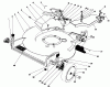 Toro 20671 - Lawnmower, 1989 (9000001-9999999) Spareparts HOUSING ASSEMBLY (SERIAL NO. 9003508 9099999)