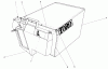 Toro 20672 - Lawnmower, 1984 (4000001-4999999) Spareparts GRASS BAG ASSEMBLY NO. 11-0189