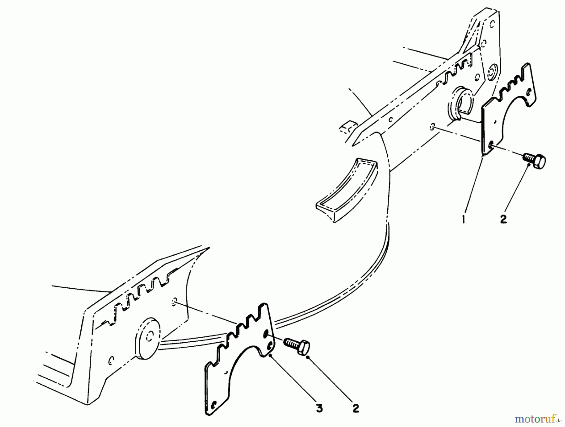  Toro Neu Mowers, Walk-Behind Seite 1 20675 - Toro Lawnmower, 1984 (4000001-4999999) WEAR PLATE KIT NO. 49-4080 (OPTIONAL)