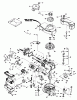 Toro 20675 - Lawnmower, 1986 (6000001-6999999) Spareparts ENGINE TECUMSEH MODEL NO. TVS100-44001 (USED ON UNITS WITH SERIAL NO. 6001101 & UP)