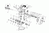 Toro 20677 - Lawnmower, 1990 (0002102-0999999) Spareparts GEAR CASE ASSEMBLY