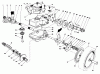 Toro 20680 - Lawnmower, 1985 (5000001-5999999) Spareparts GEAR CASE ASSEMBLY