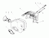 Toro 20684 - Lawnmower, 1988 (8000001-8999999) Spareparts MUFFLER ASSEMBLY (MODEL NO. 47PG6 AND 47PH7)