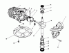 Toro 20684C - Lawnmower, 1989 (9000001-9999999) Spareparts ENGINE ASSEMBLY (ENGINE MODEL NO. 47PJ8) (ENGINE MODEL NO. 47PH7)