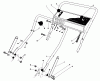 Toro 20692 - Lawnmower, 1987 (7000001-7999999) Spareparts HANDLE ASSEMBLY