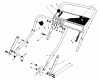 Toro 20692 - Lawnmower, 1988 (8000001-8999999) Spareparts HANDLE ASSEMBLY