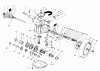Toro 20692 - Lawnmower, 1990 (0000001-0999999) Spareparts GEAR CASE ASSEMBLY