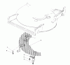 Toro 20692 - Lawnmower, 1990 (0000001-0999999) Spareparts LEAF SHREDDER KIT MODEL NO. 59157 (OPTIONAL)