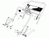 Toro 20692C - Lawnmower, 1988 (8000001-8999999) Spareparts HANDLE ASSEMBLY