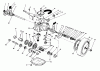 Toro 20692C - Lawnmower, 1989 (9000001-9999999) Spareparts GEAR CASE ASSEMBLY