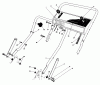 Toro 20692C - Lawnmower, 1989 (9000001-9999999) Spareparts HANDLE ASSEMBLY