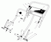 Toro 20695 - Lawnmower, 1987 (7000001-7999999) Spareparts HANDLE ASSEMBLY
