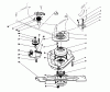 Toro 20695 - Lawnmower, 1988 (8000001-8999999) Spareparts BLADE BRAKE CLUTCH ASSEMBLY