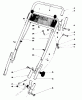 Toro 20705 - Lawnmower, 1980 (0000001-0999999) Spareparts HANDLE ASSEMBLY