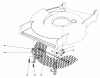 Toro 20705 - Lawnmower, 1980 (0000001-0999999) Spareparts LEAF SHREDDER KIT NO. 59105 (OPTIONAL)