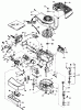 Toro 20705 - Lawnmower, 1985 (5000001-5999999) Spareparts ENGINE TECUMSEH MODEL NO. TNT 100-10086E
