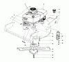 Toro 20715 - Lawnmower, 1979 (9000001-9999999) Spareparts ENGINE ASSEMBLY