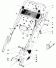 Toro 20715 - Lawnmower, 1980 (0000001-0999999) Spareparts HANDLE ASSEMBLY