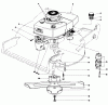 Toro 20715 - Lawnmower, 1981 (1000001-1999999) Spareparts ENGINE ASSEMBLY