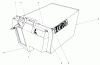 Toro 20715 - Lawnmower, 1984 (4000001-4999999) Spareparts GRASS BAG ASSEMBLY NO. 11-0189