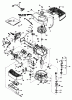 Toro 20718C - Lawnmower, 1986 (6000001-6999999) Spareparts ENGINE TECUMSEH MODEL NO. TNT100-10098E