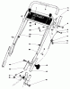 Toro 20735 - Lawnmower, 1979 (9000001-9999999) Spareparts HANDLE ASSEMBLY