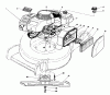 Toro 20745C - Lawnmower, 1986 (6000001-6999999) Spareparts ENGINE ASSEMBLY