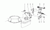 Toro 20746C - Lawnmower, 1988 (8000001-8999999) Spareparts BRAKE ASSEMBLY
