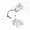 Toro 20747C - Lawnmower, 1986 (6000001-6999999) Spareparts FLYWHEEL & MAGNETO ASSEMBLY