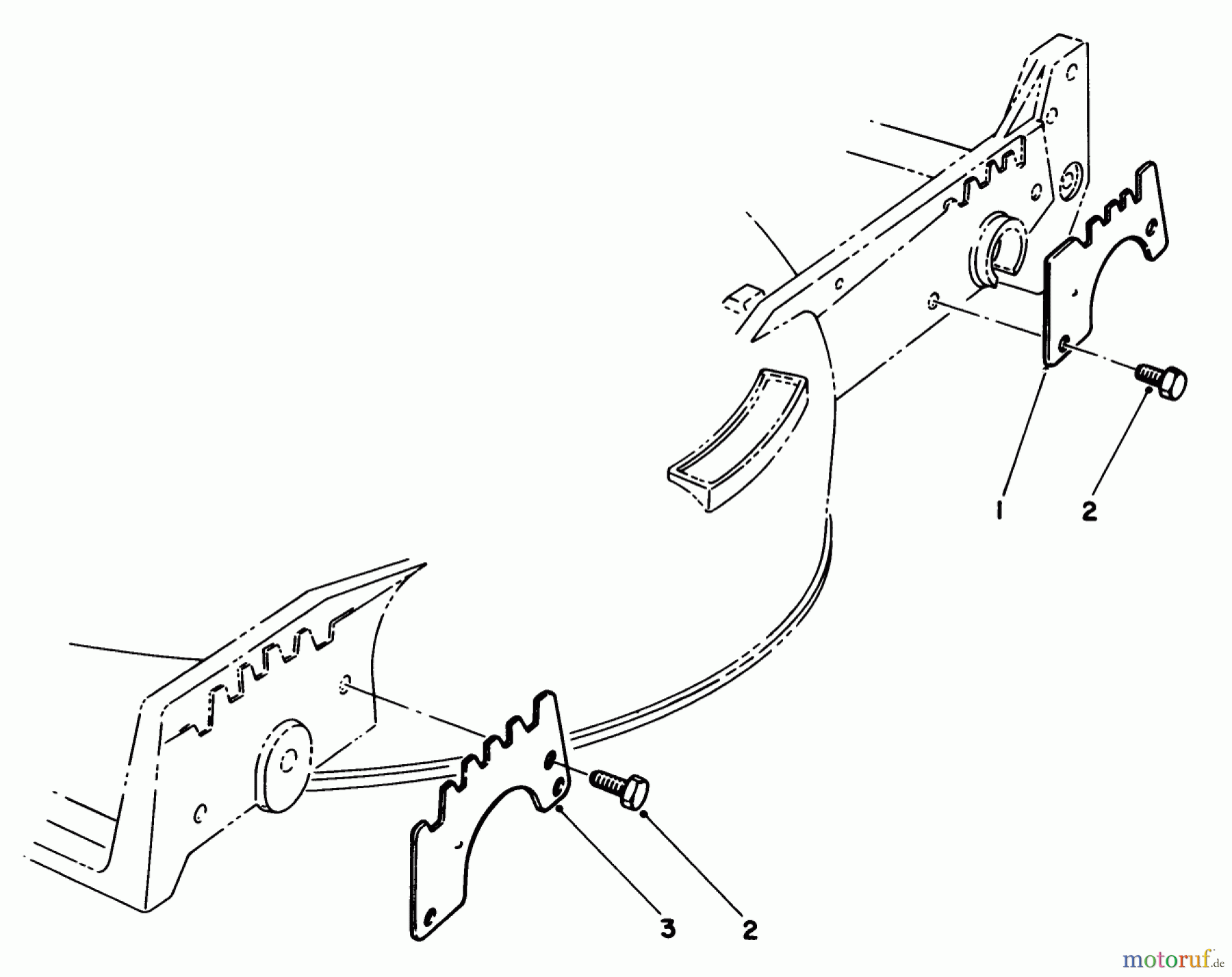  Toro Neu Mowers, Walk-Behind Seite 1 20747C - Toro Lawnmower, 1987 (7000001-7999999) WEAR PLATE KIT N0. 49-4080 (OPTIONAL)