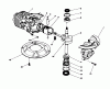 Toro 20747C - Lawnmower, 1988 (8000001-8999999) Spareparts CRANKSHAFT ASSEMBLY (MODEL NO 47PG6 & 47PG7