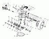 Toro 20747C - Lawnmower, 1988 (8000001-8999999) Spareparts GEAR CASE ASSEMBLY